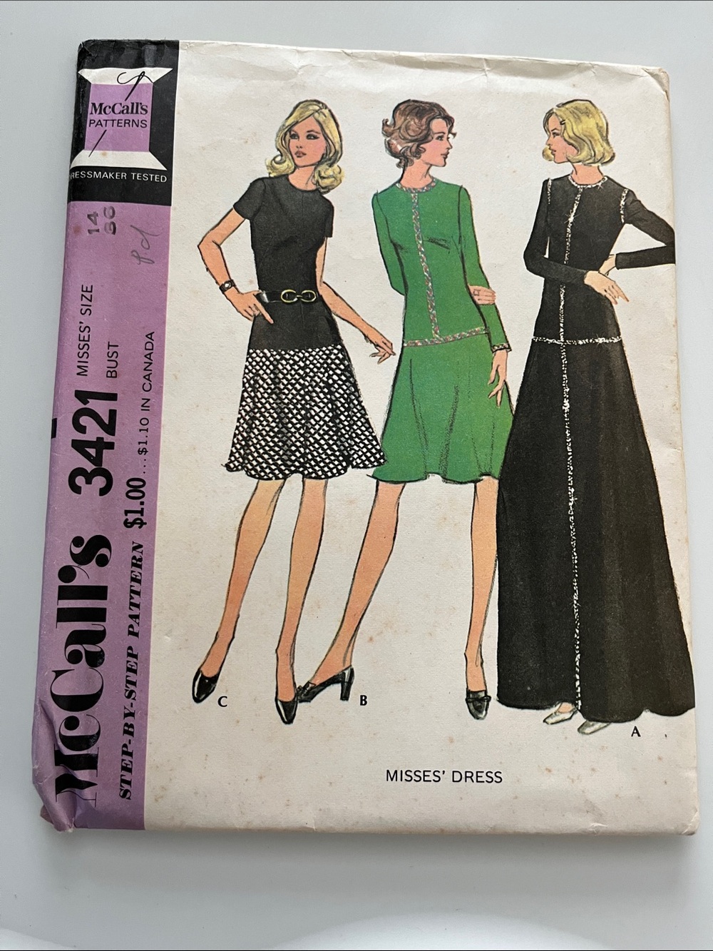 McCall's Vintage-Inspired Sewing Pattern Uncut Never Used